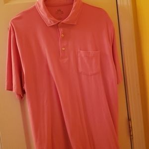 Peter Millar Performance 1/4 Button Shirt Size: L